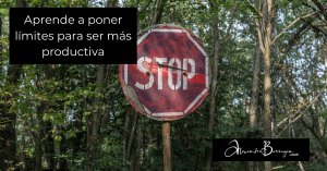 Aprende a poner límites para ser más productiva